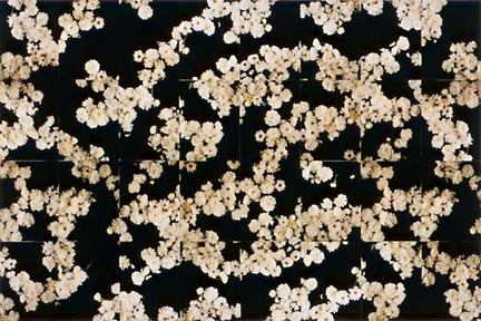 White Flowers (Black)
